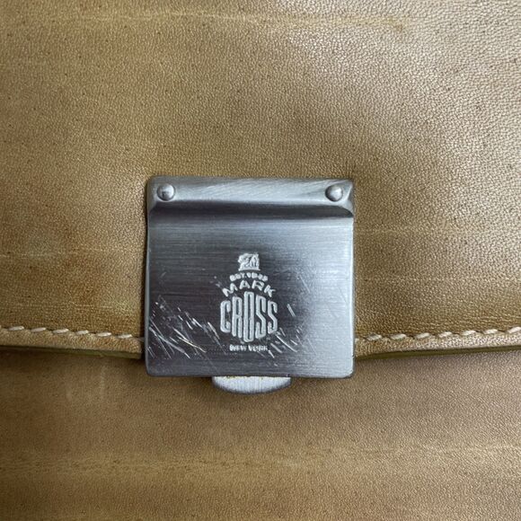 MARK CROSS Crossbody Shoulder Brown LEATHER Vintage READ - Picture 13 of 16